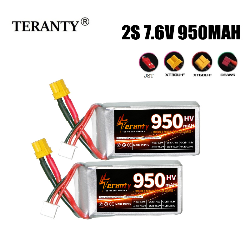 Batería LiPo Teranty 2S HV 7.6 - Drone Racing Charger reseña y precio